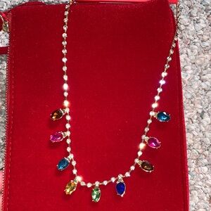 Elegant Multicolor Gemstone Necklace